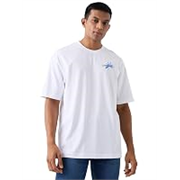 Spykar Men’s Oversized Round Neck Half Sleeve Solid Casual T-Shirt