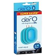 Godrej aer O – Hanging Car Air Freshener – Cool Aqua Pack of 3 (22.5g) | Gel Lasts up to 30 days | Car Accessories