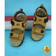 WOODLAND Men Outdoor Comfortable Lightweight Everyday Use Casual Sandal (Camel , 7)