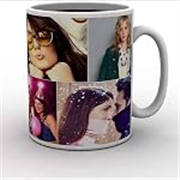 Personalized Raksha Bandhan Acrylic LED Lamp with Custom Photo (White Mug) | Night Light, Brother Sister, Free Rakhi Included, Custom Photo