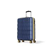 Aristocrat Comet Cabin Polycarbonate Hard Case 8-Wheel Trolley Bag, Blue | Durable Case, Lightweight, Combination Lock, Sturdy Zipper, Compact Travel Luggage, Spacious Interior, 3-Year Global Warranty