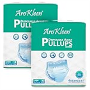 Arokleen Premium Adult Diaper Pants Style | Large (L) | 20 Units |Waist size (30-55 Inch (75-140 cm) | All-Night Absorption Protection | Unisex with Wetness Indicator | Odour Control