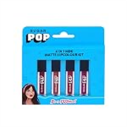 SUGAR POP 4 in 1 Mini Matte Lipcolour Kit | Vitamin E | Smudgeproof | Long-lasting Wear | 4 N x 1.1 ml – 01 Cult Classics