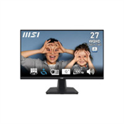 MSI PRO MP275Q 27 Inch 2K WQHD Office Monitor - 2560 x 1440 IPS Panel, 100 Hz, Eye-Friendly Screen, Built-in Speakers, Tilt-Adjustable - HDMI 2.0b, DP (1.2a)