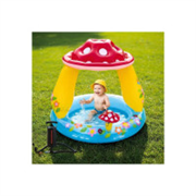 Toy Imagine Combo Mushroom Baby Pool Built-in Shade wit..