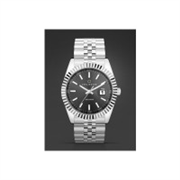 CARLINGTON Men Bracelet Style Straps Analogue Watch Exc..
