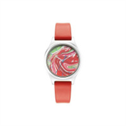 Fastrack Stunners Quartz Analog Multicoloured Dial Leat..