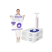 BOXJOY Pack of 6 LARGE (60x80cm) Transparent Vacuum Sto..
